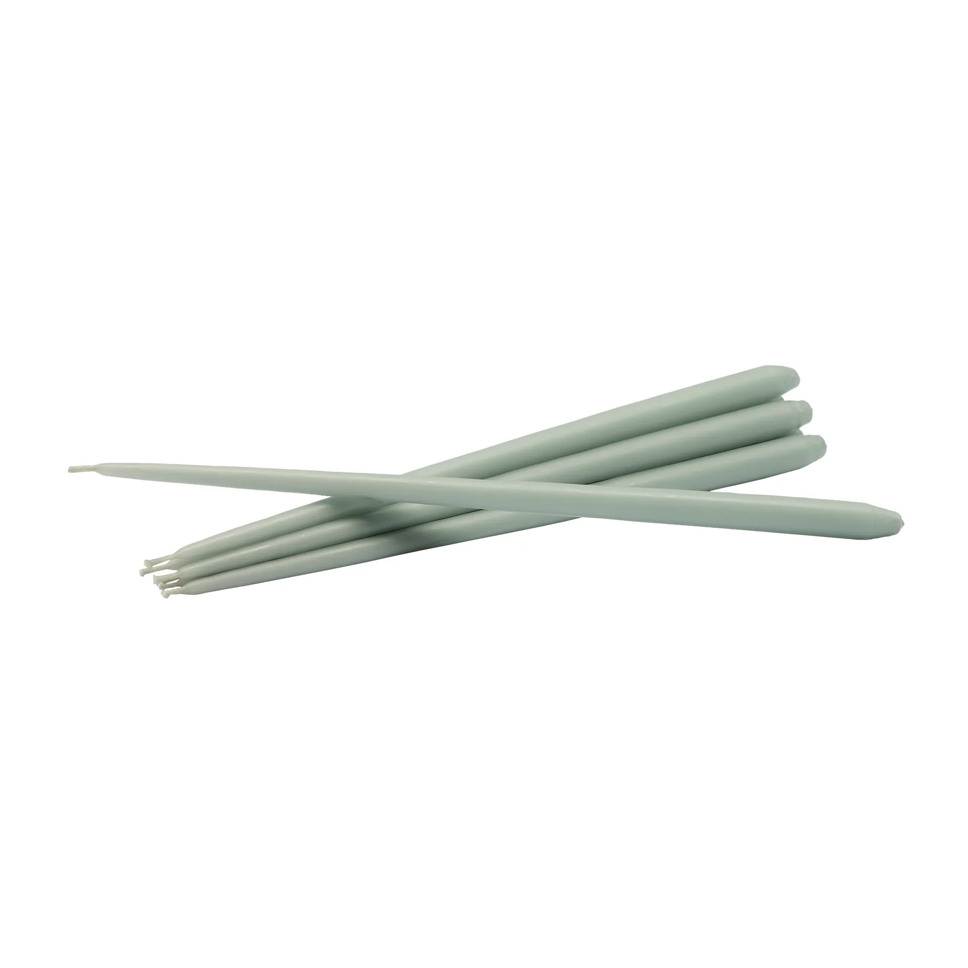 STOFF Nagel tapered candle by ester & erik 6-pack, Dusty mint STOFF Nagel