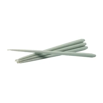 STOFF Nagel tapered candle by ester & erik 6-pack - Dusty mint - STOFF Nagel