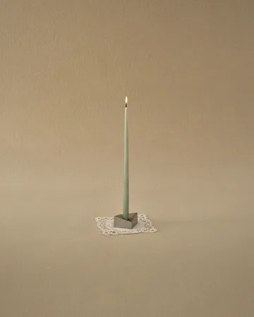 STOFF Nagel tapered candle by ester & erik 6-pack - Dusty mint - STOFF Nagel