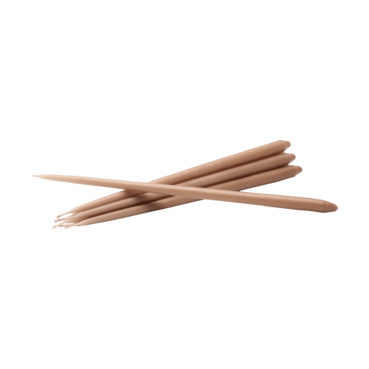STOFF Nagel tapered candle by ester & erik 6-pack, dusty rose STOFF Nagel