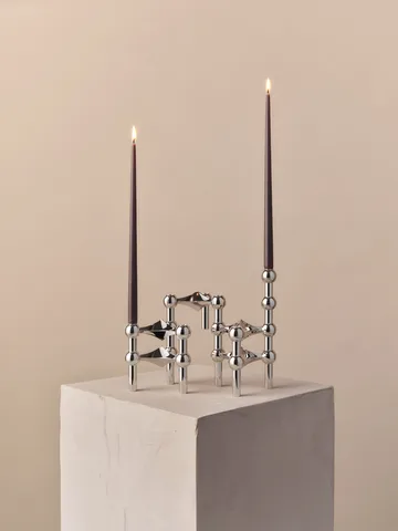 STOFF Nagel tapered candle by ester & erik 6-pack - Espresso - STOFF Nagel