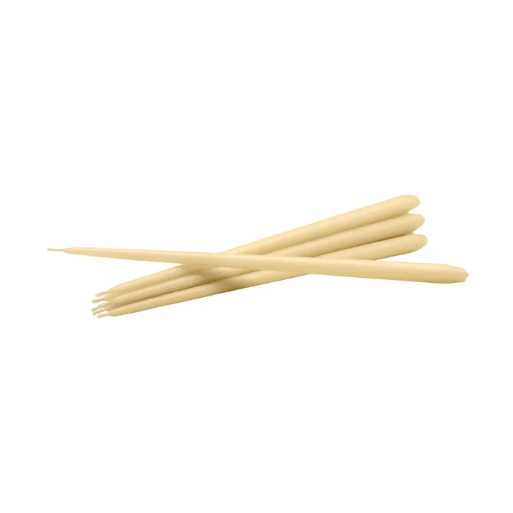 STOFF Nagel tapered candle by ester & erik 6-pack - Ginger - STOFF Nagel