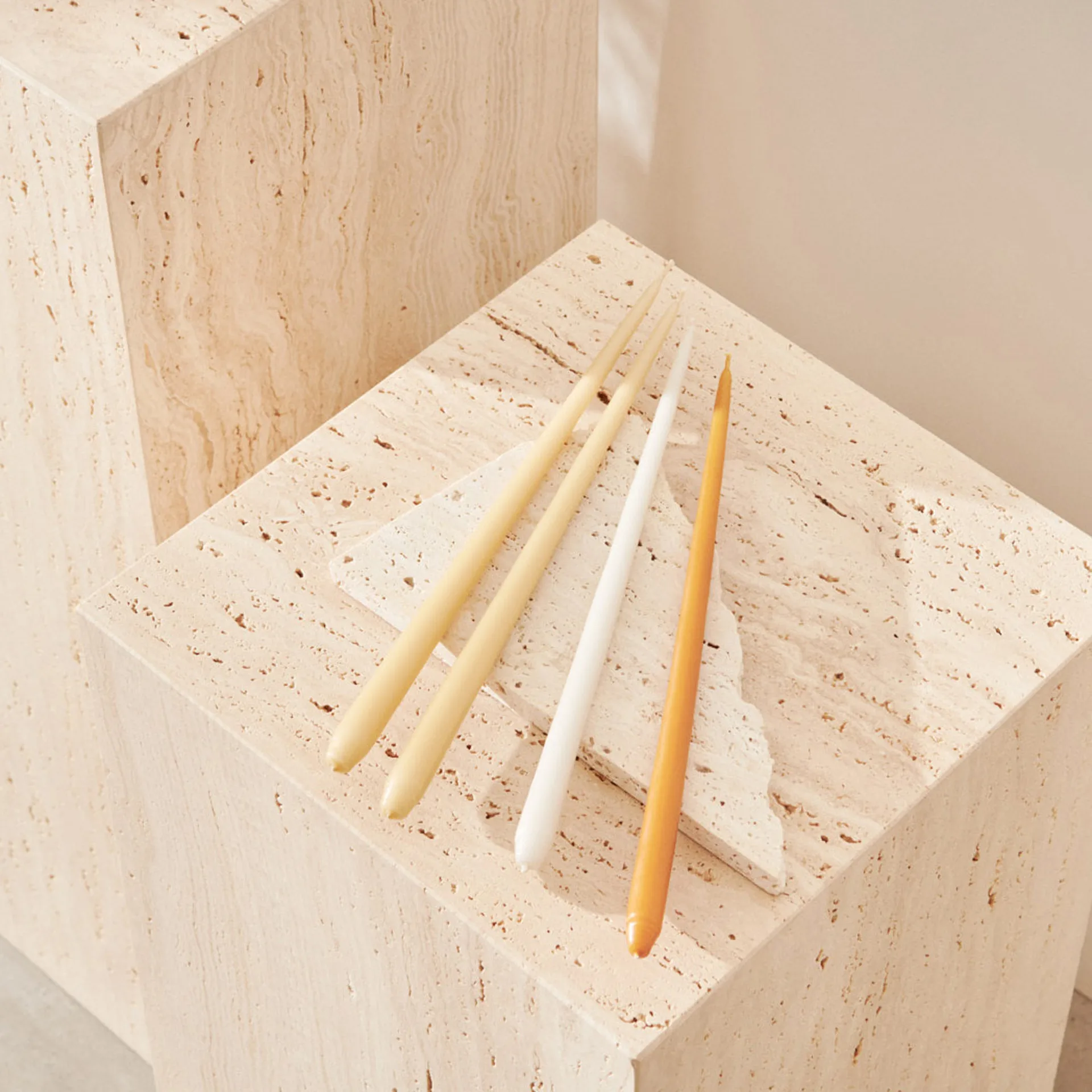 STOFF Nagel tapered candle by ester & erik 6-pack, Ginger STOFF Nagel