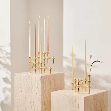 STOFF Nagel tapered candle by ester & erik 6-pack - Ginger - STOFF Nagel