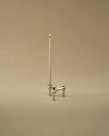STOFF Nagel tapered candle by ester & erik 6-pack - Latte - STOFF Nagel