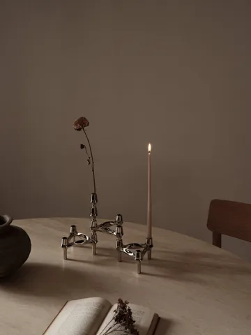 STOFF Nagel tapered candle by ester & erik 6-pack - Latte - STOFF Nagel