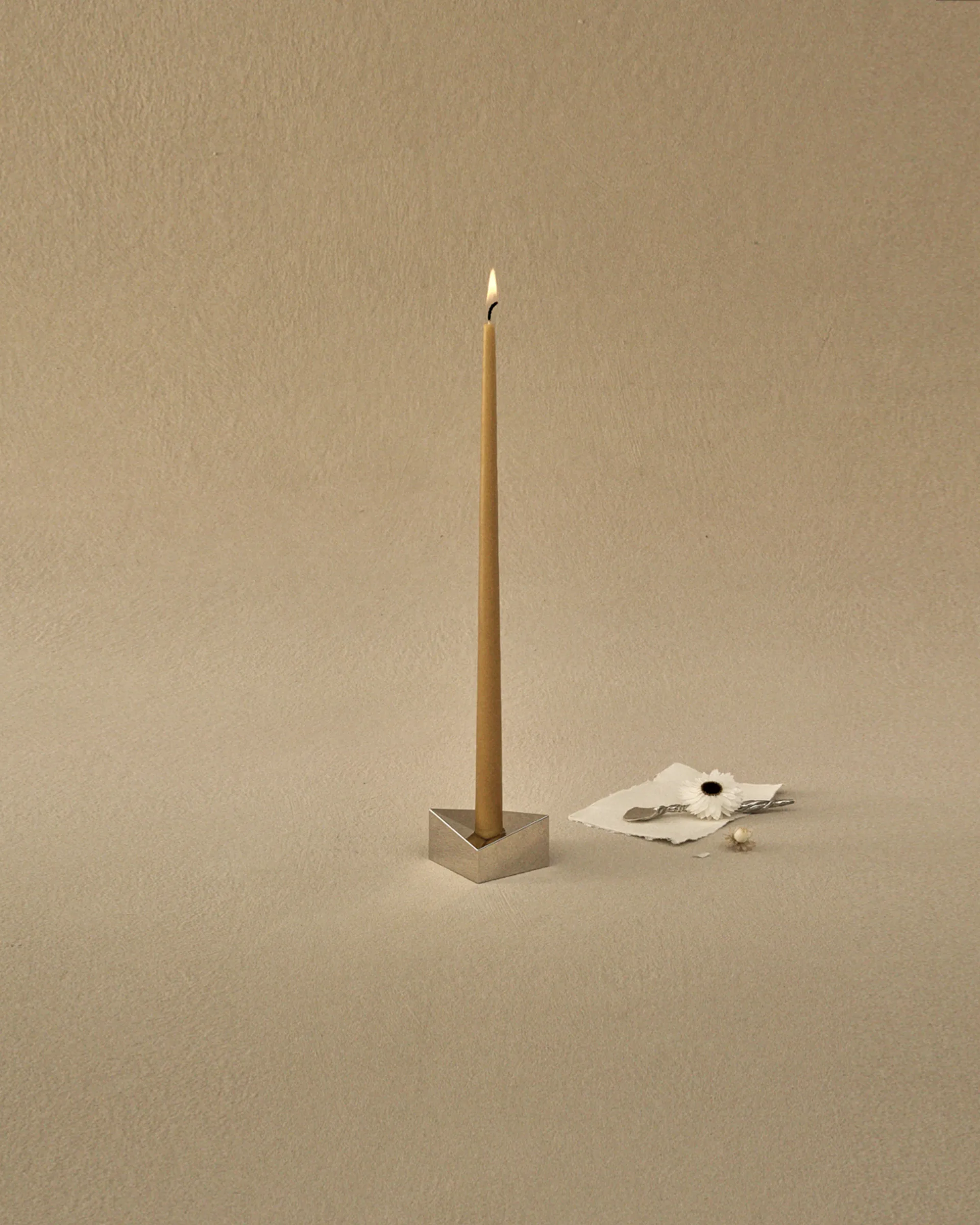 STOFF Nagel tapered candle by ester & erik 6-pack, Mustard STOFF Nagel