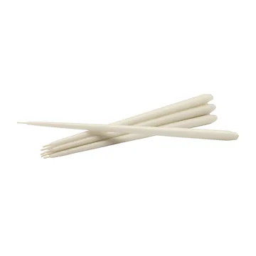 STOFF Nagel tapered candle by ester & erik 6-pack - Off-white - STOFF Nagel