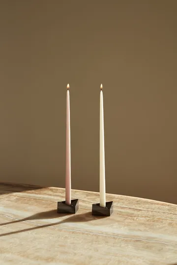 STOFF Nagel tapered candle by ester & erik 6-pack - Soft rose - STOFF Nagel