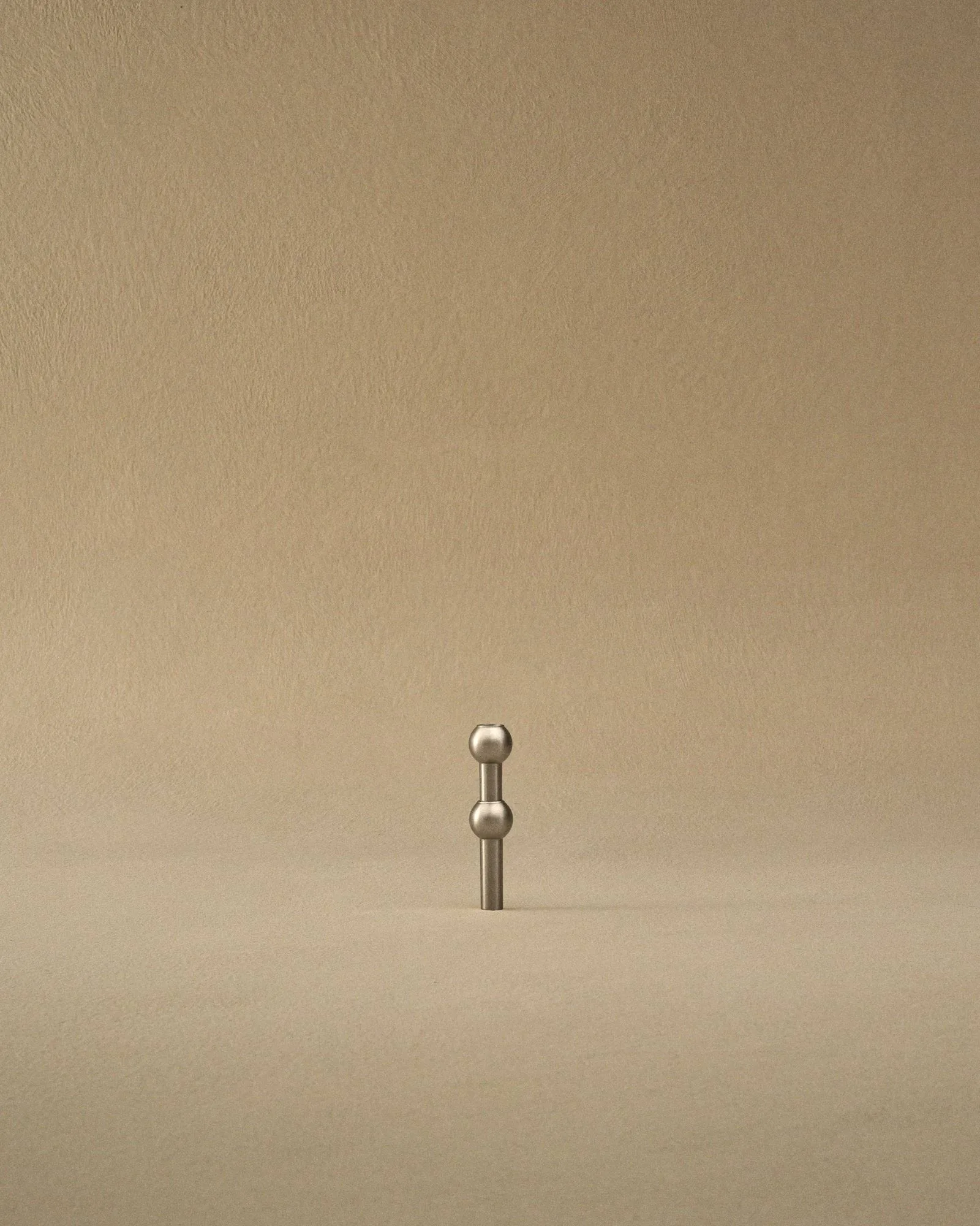 STOFF Nagel vase, Brushed chrome STOFF Nagel