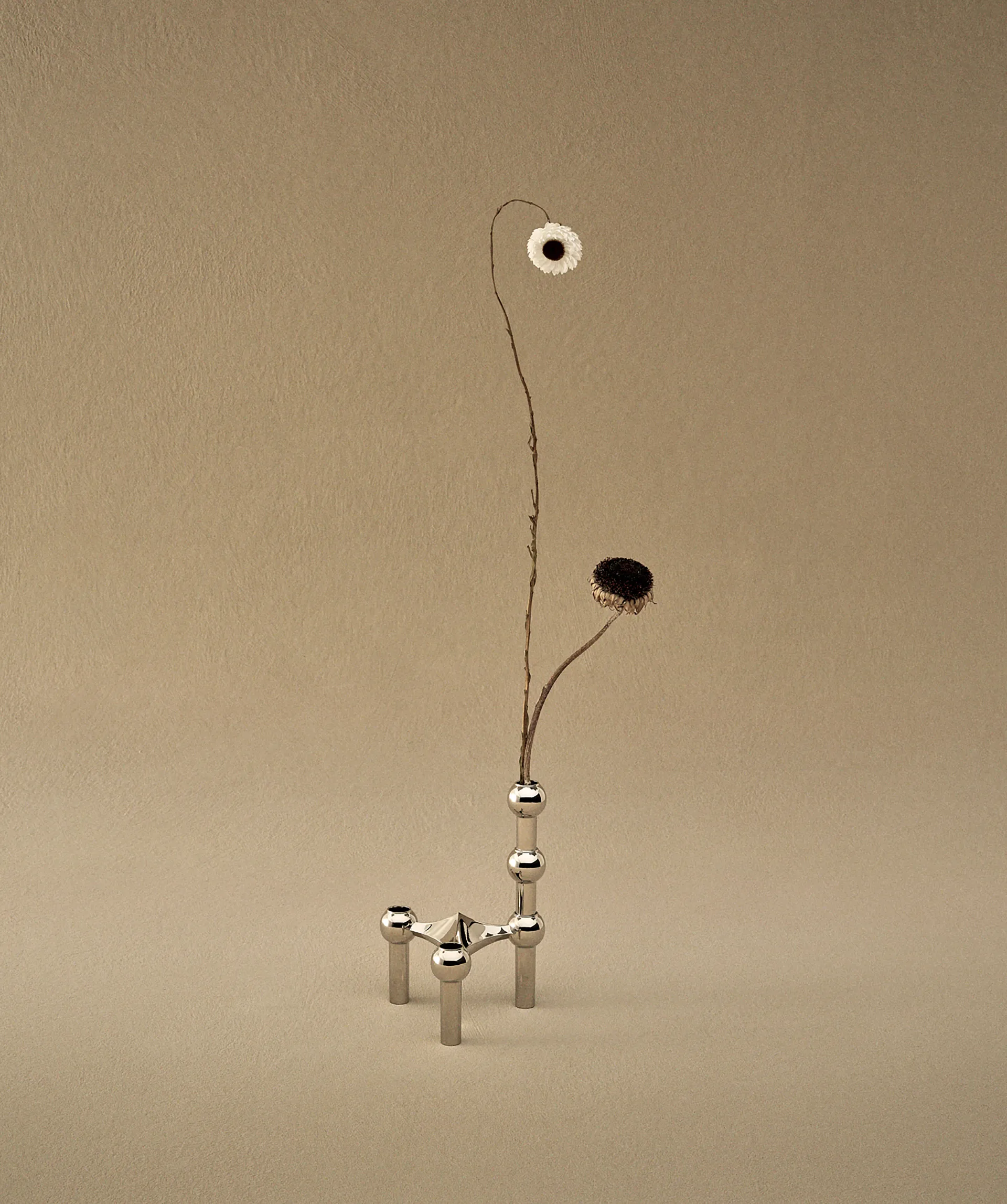 STOFF Nagel vase, Chrome STOFF Nagel