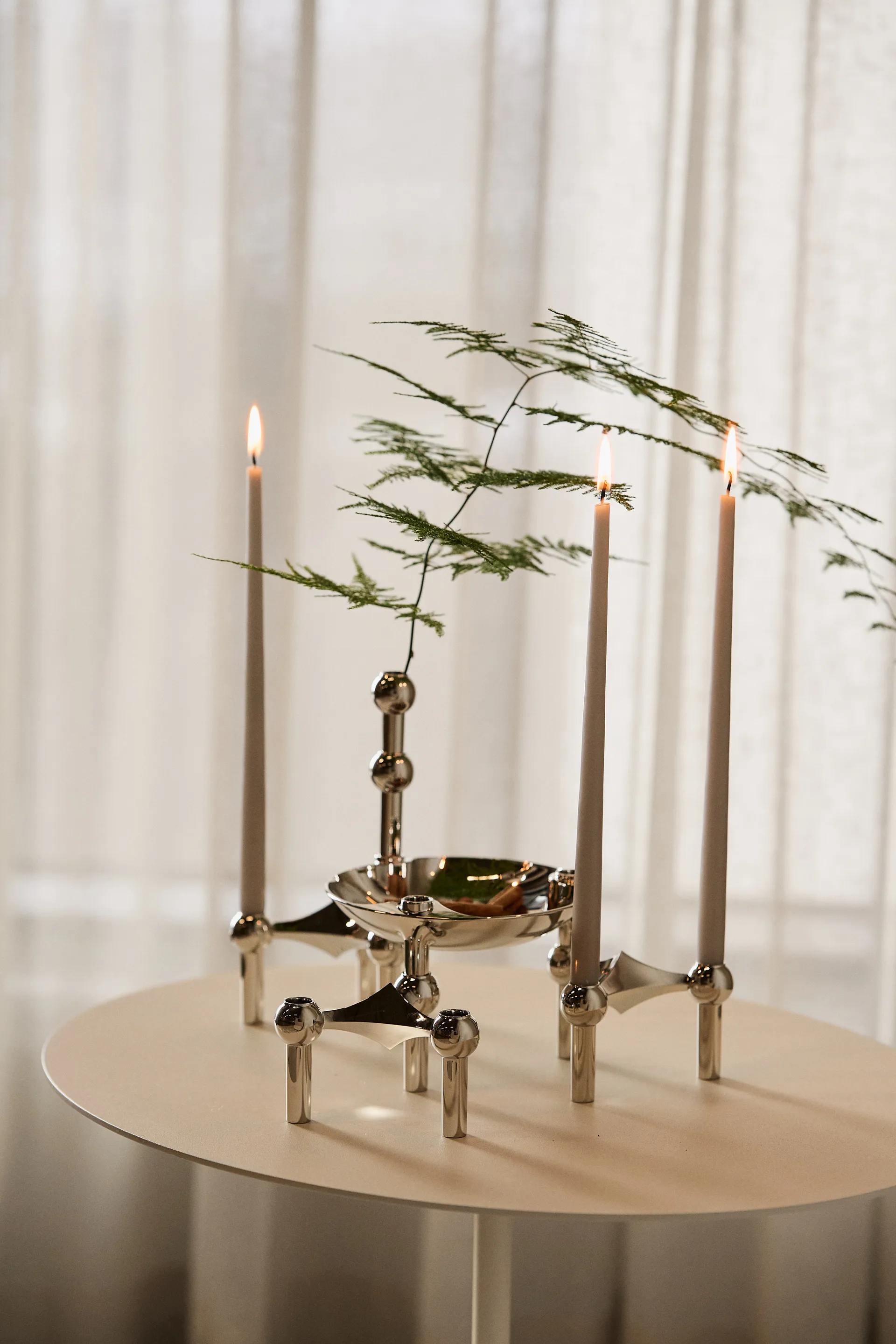STOFF Nagel vase, Chrome STOFF Nagel