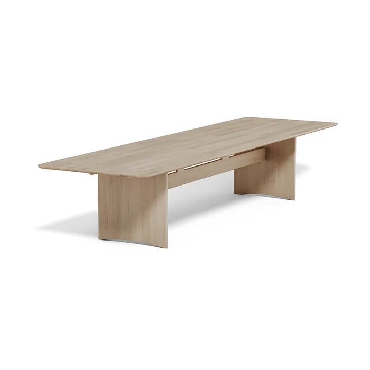 Alt table 110x385 cm oak - Light matte lacquer - Stolab