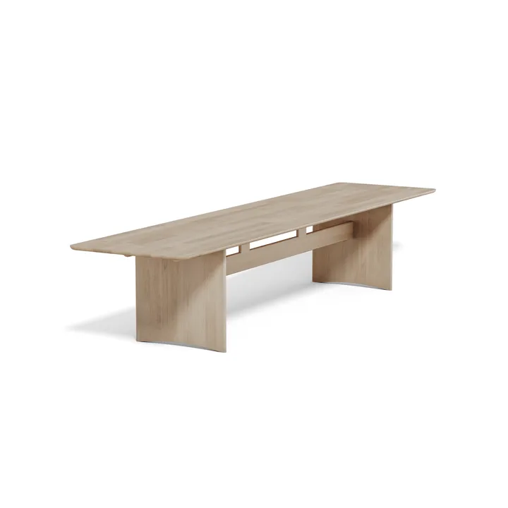 Alt table 90x385 cm oak - Light matte lacquer - Stolab