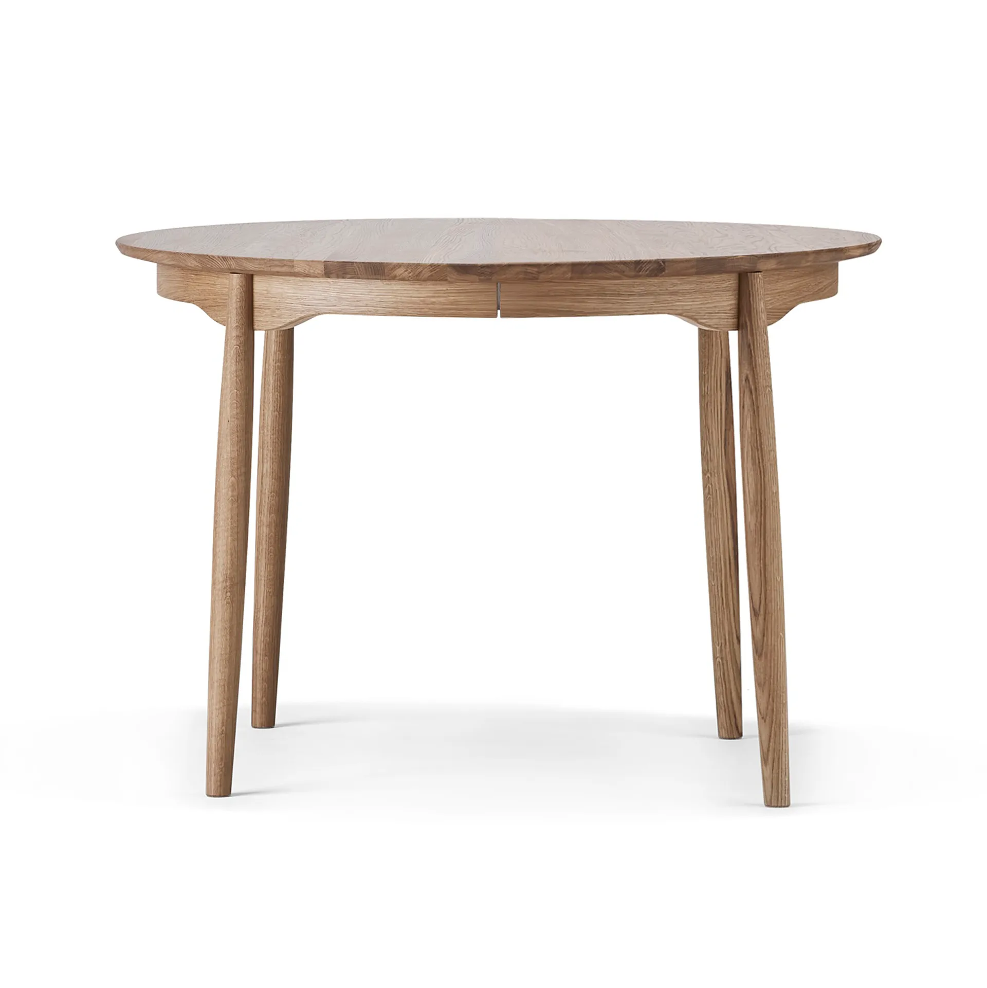Carl dining table Ø115. divided, Oak - natural oil Stolab
