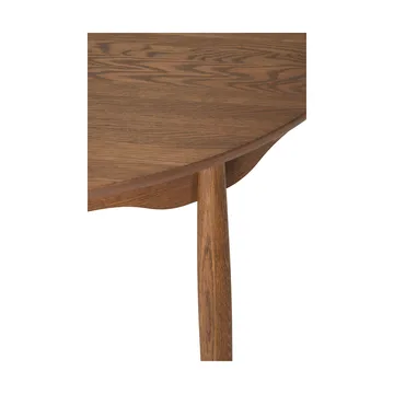 Carl dining table oak - Chocolate brown oil Special Edition, Ø115 cm - Stolab