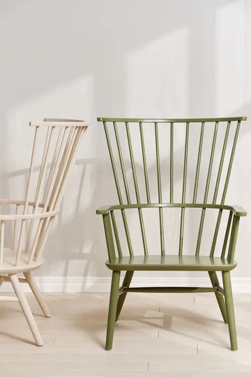Henriette armchair cushion&headrest Olive green-Moonlight - Stolab