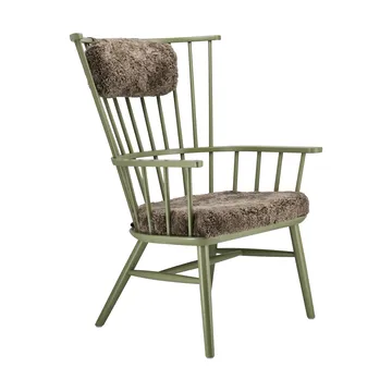 Henriette armchair cushion&headrest Olive green-Sahara - Stolab