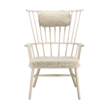 Henriette armchair cushion&headrest White-oiled-Moonlight - Stolab