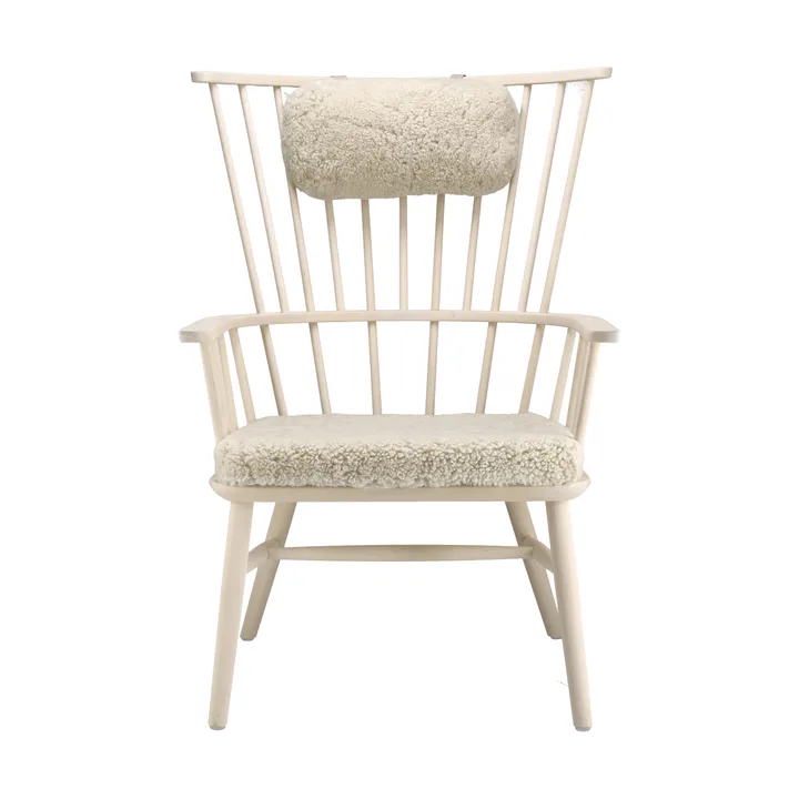 Henriette armchair cushion&headrest White-oiled-Moonlight - Stolab