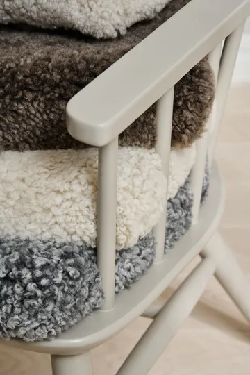 Henriette armchair cushion&headrest White-oiled-Moonlight - Stolab