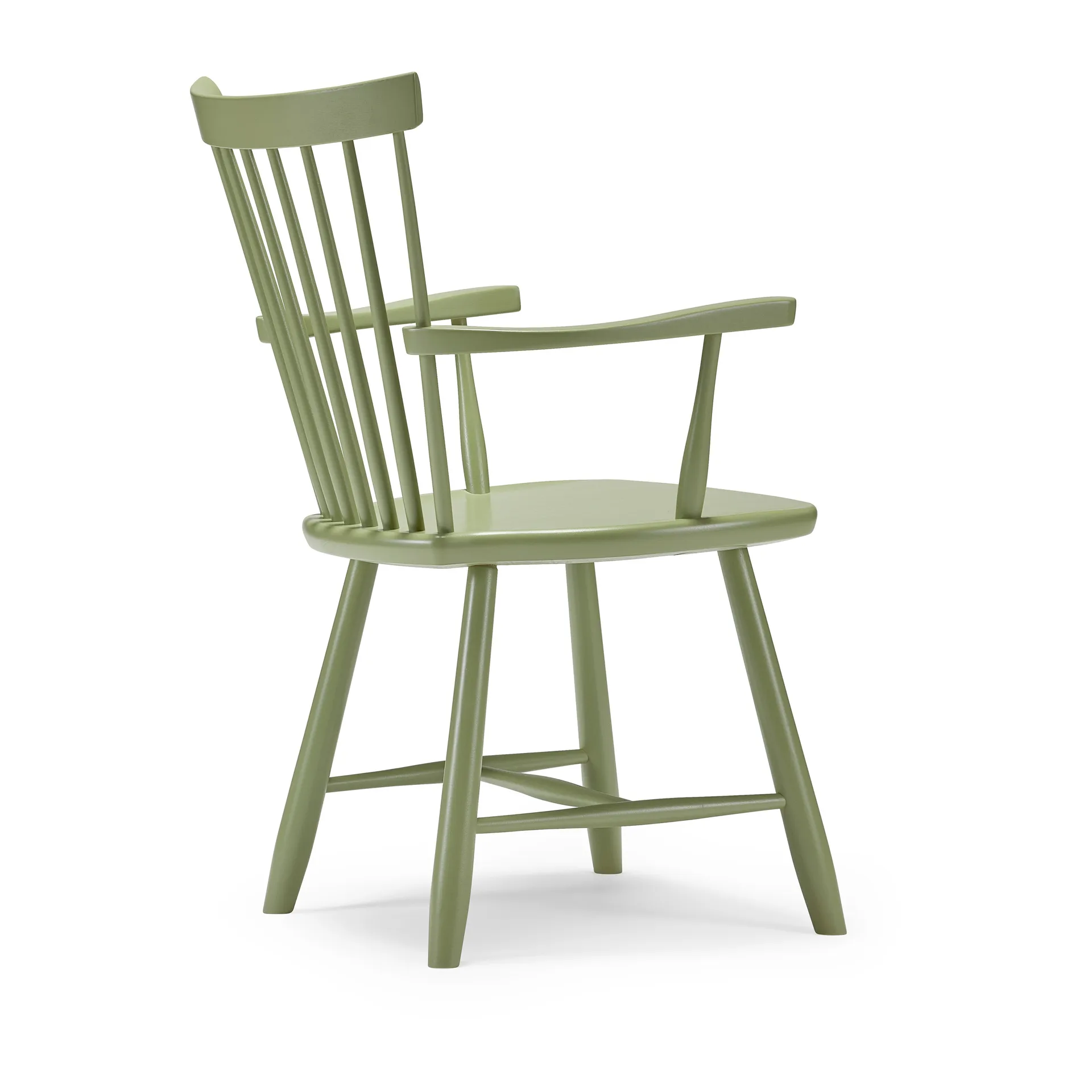 Lilla Åland armchair, Olive green (beech) Stolab
