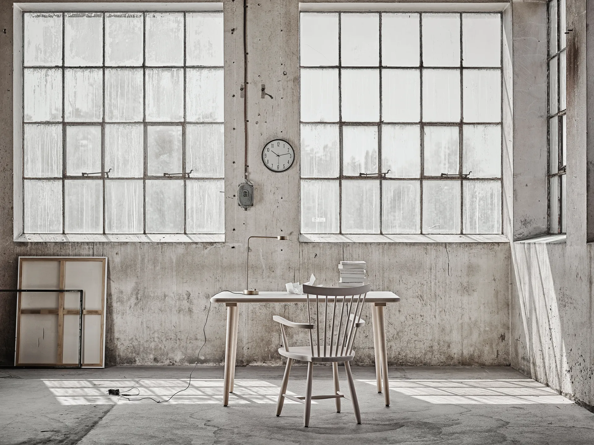 Lilla Åland armchair, White oiled (oak) Stolab