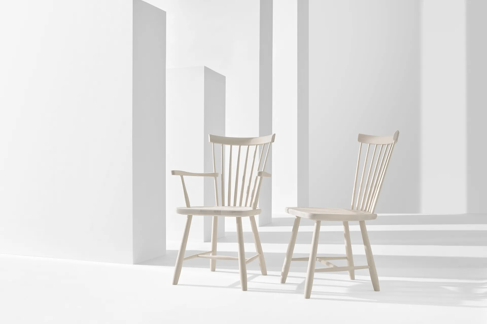 Lilla Åland chair, White oiled (birch) Stolab