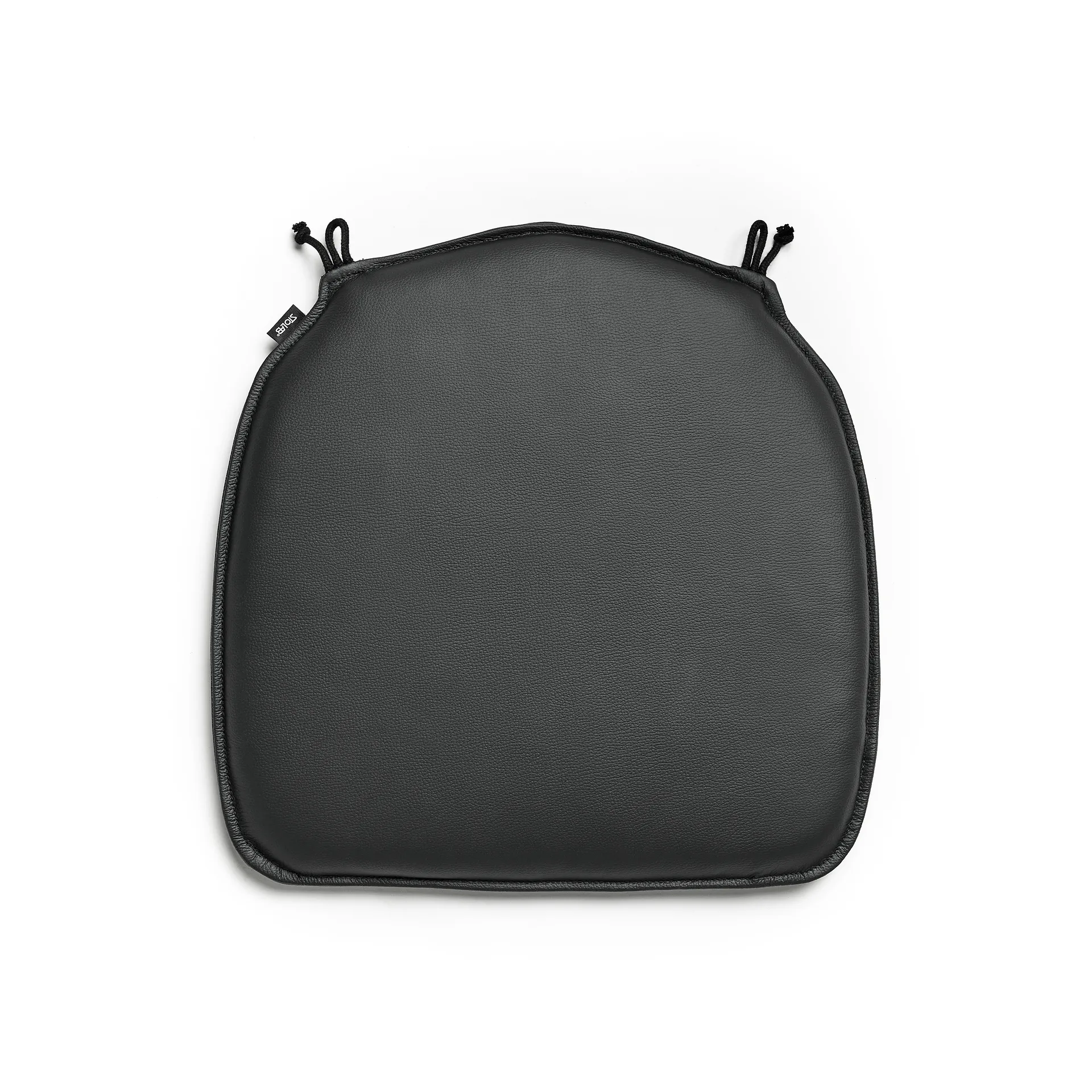 Lilla Åland seat cushion, Sörensen ultra black leather Stolab