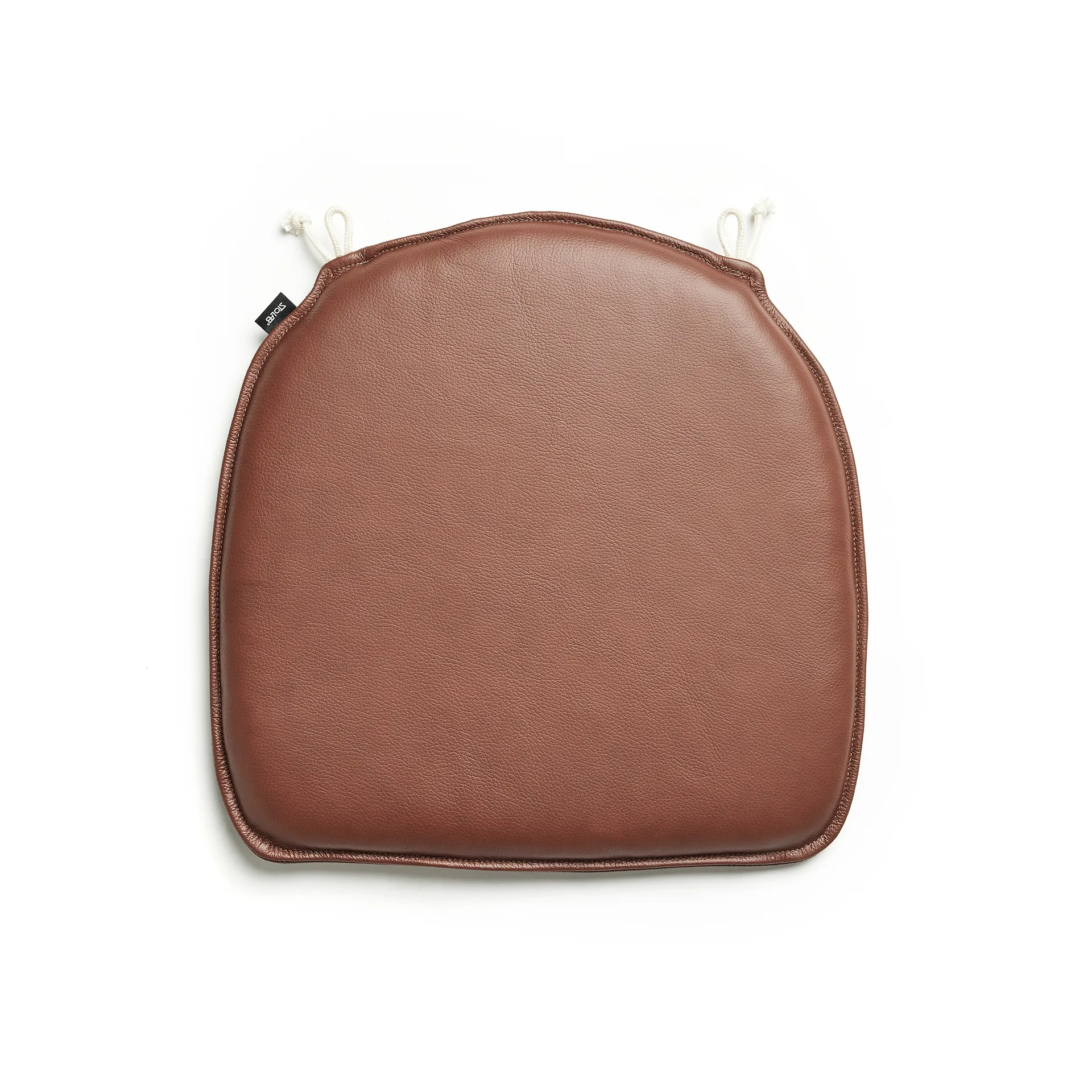 Lilla Åland seat cushion, Sörensen ultra cognac leather Stolab