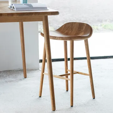Miss Holly bar stool - Oak light matte lacquered - Stolab