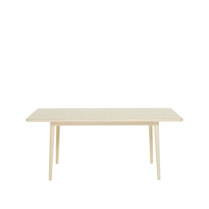 Miss Holly dining table. 235x82 cm - Birch light matt lacquer. 2 inserts - Stolab