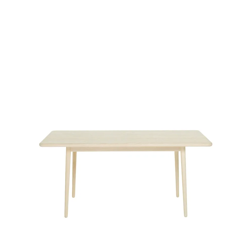 Miss Holly table 175x100 + 2 extension piece 2x50 cm, Birch light matt lacquer Stolab