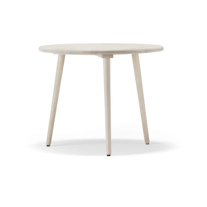 Miss Tailor round dining table - Birch light matt lacquer-fixed disc - Stolab