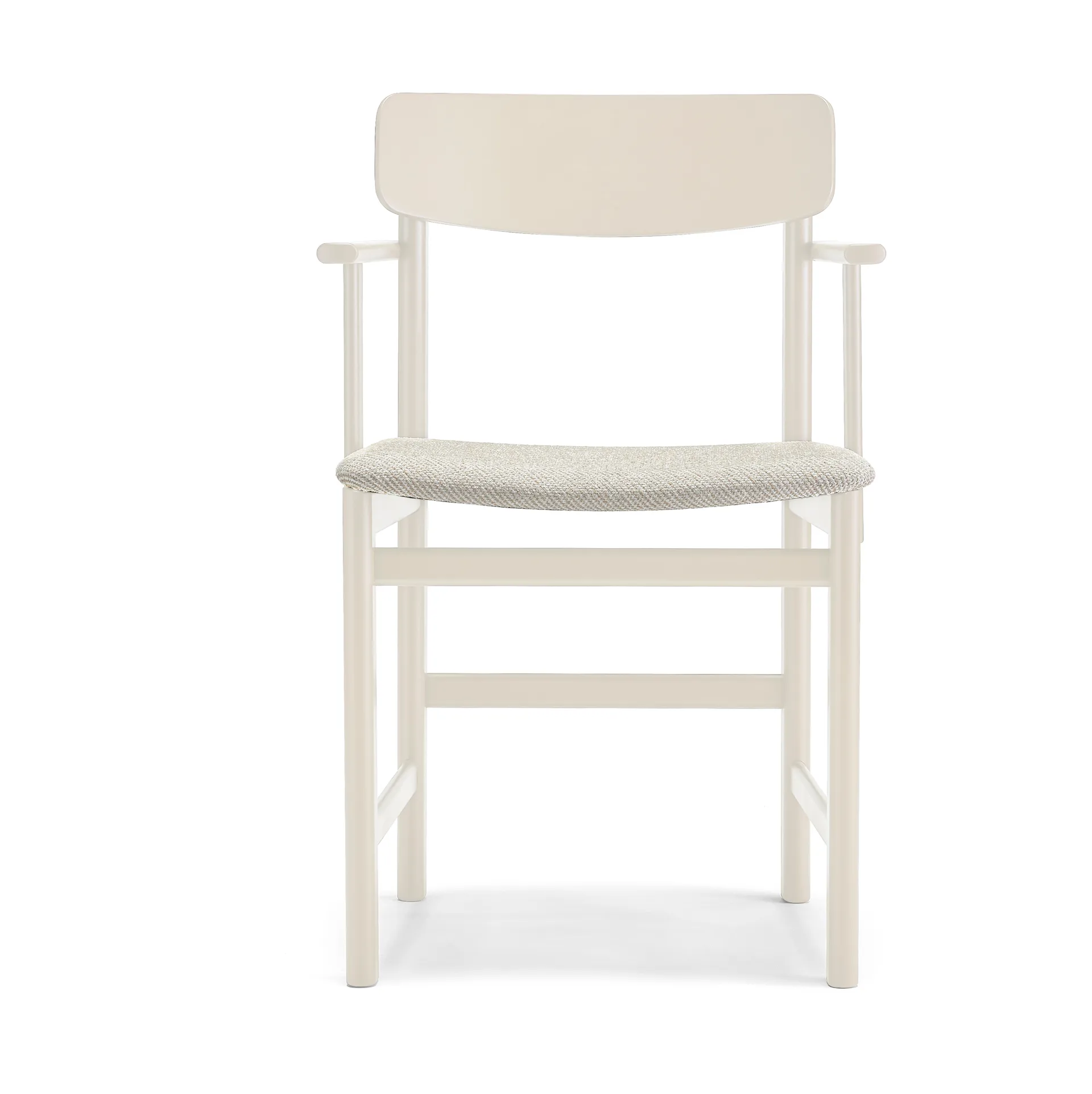 Pal armchair, Birch light matte lacquer–driftwood Stolab