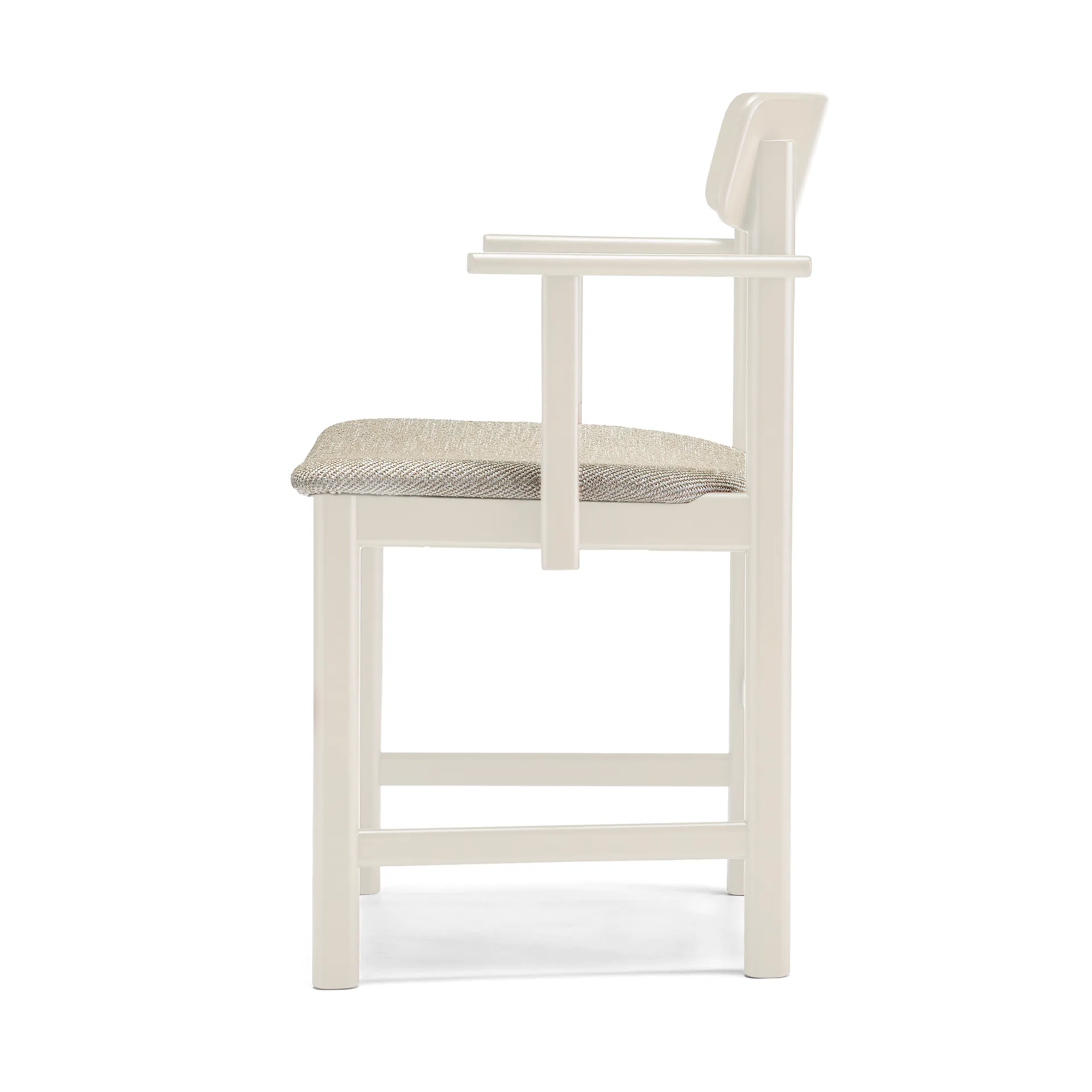 Pal armchair, Birch light matte lacquer–driftwood Stolab