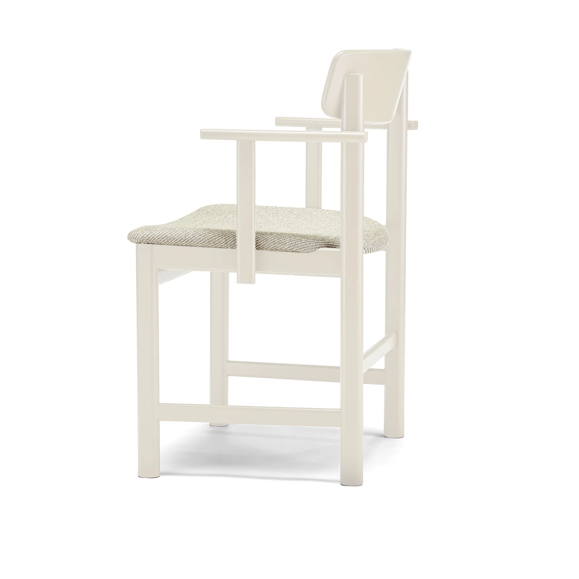 Pal armchair, Birch light matte lacquer–driftwood Stolab