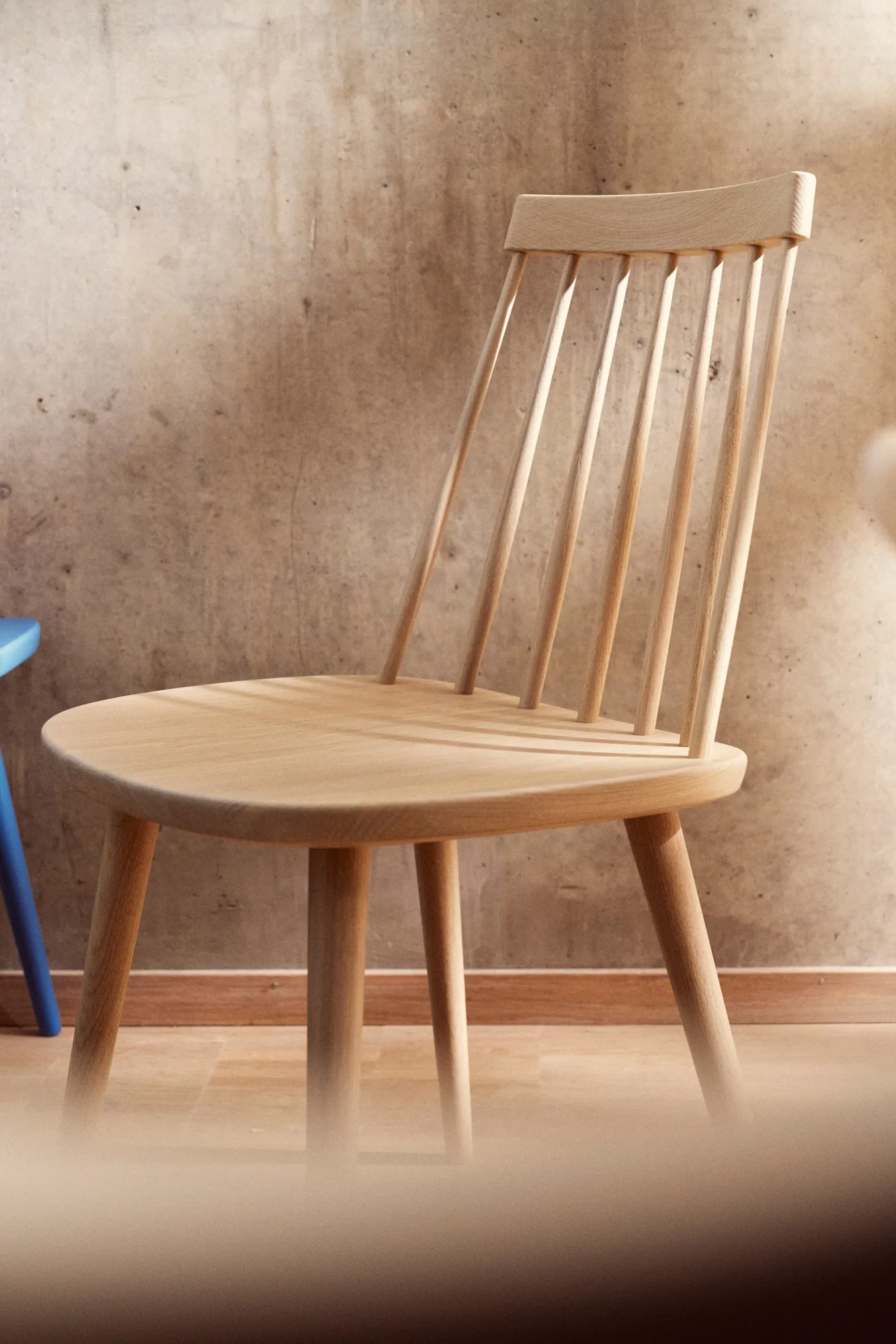 Pinocchio chair oak, Light matte lacquer Stolab