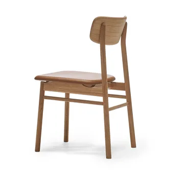 Prima Vista chair oiled oak - Leather Elmosoft 43807 cognac - Stolab
