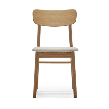 Prima Vista chair oiled oak - Textile Atto Driftwood V3576/01 grey - Stolab