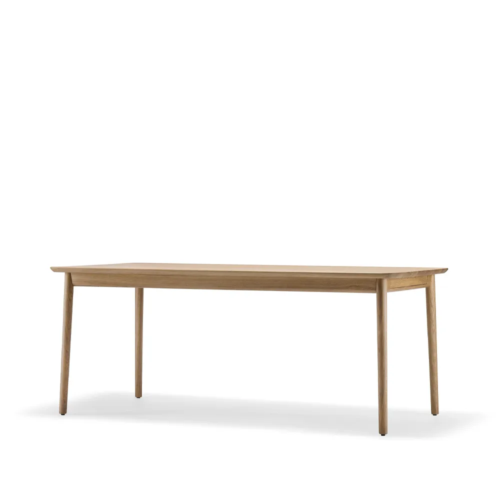 Prima Vista dining table, Oak natural oil-120cm-1 insert Stolab