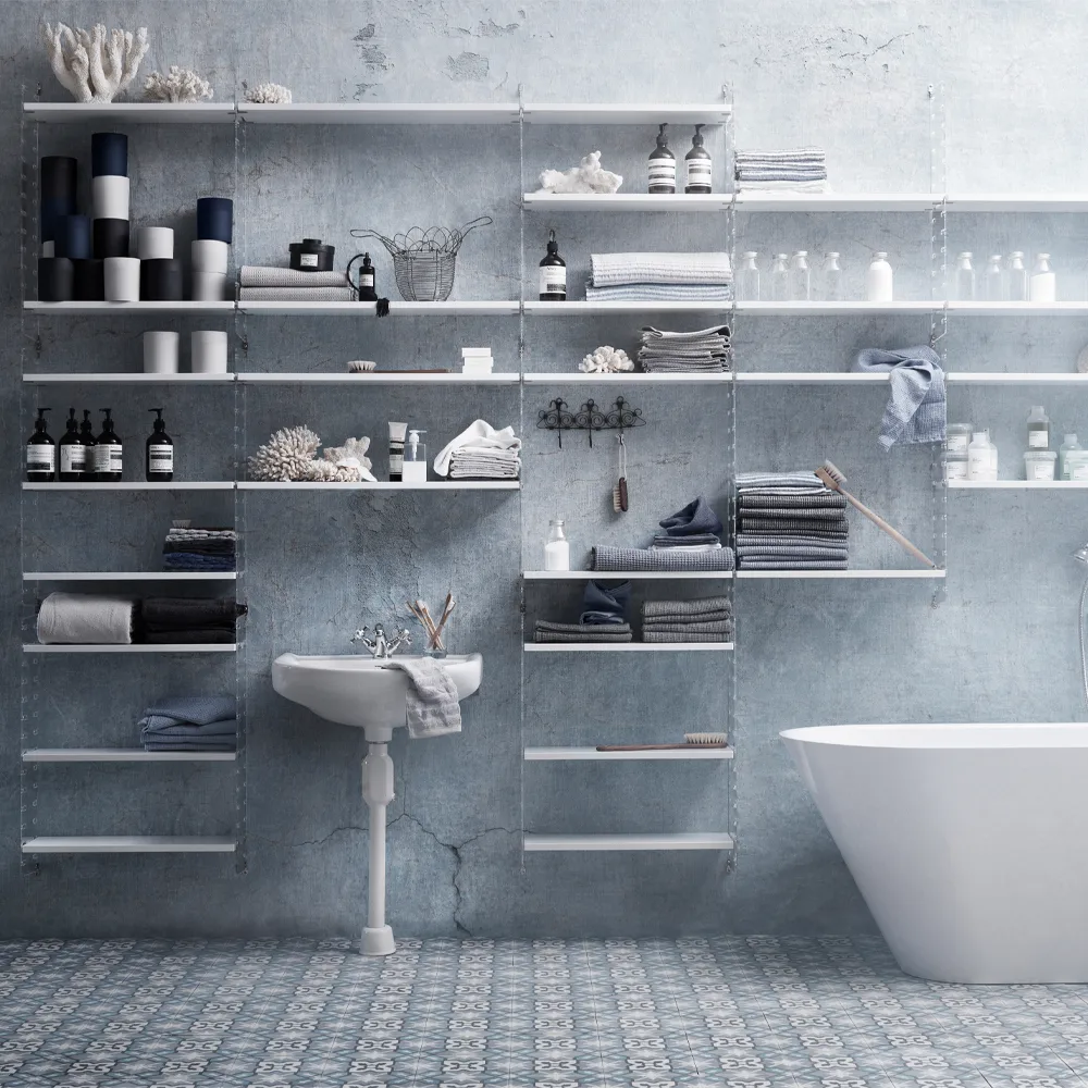 String bathroom combination I - black,  String