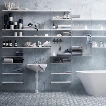 String bathroom combination I - black - String