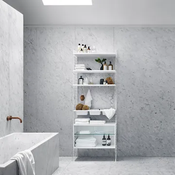 String bathroom combination L - white - String