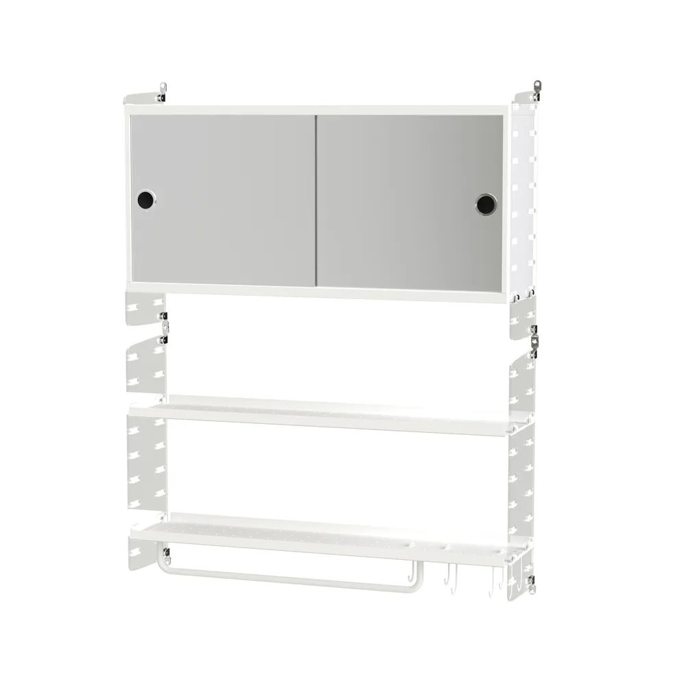 String bathroom white & Plex - Combination D,  String