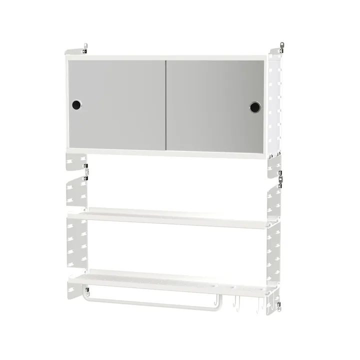 String bathroom white & Plex - Combination D - String