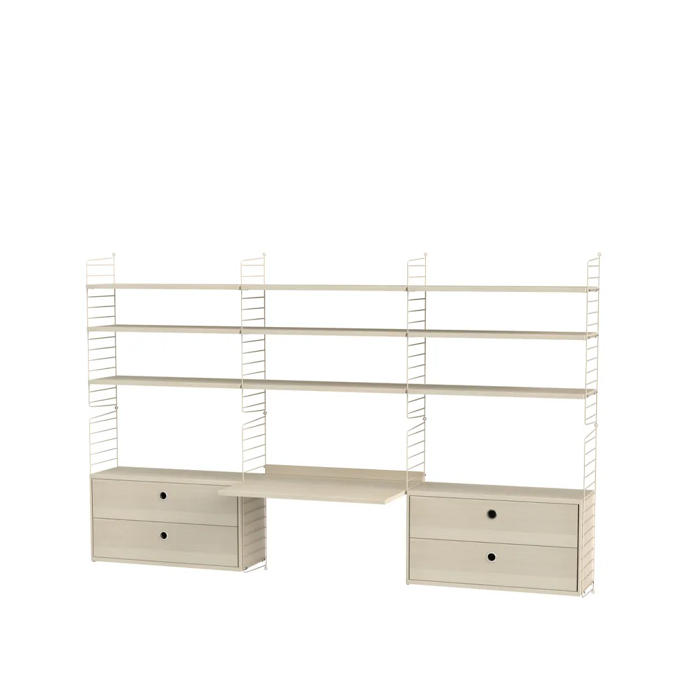 String bedroom ash & beige - Combination F,  String
