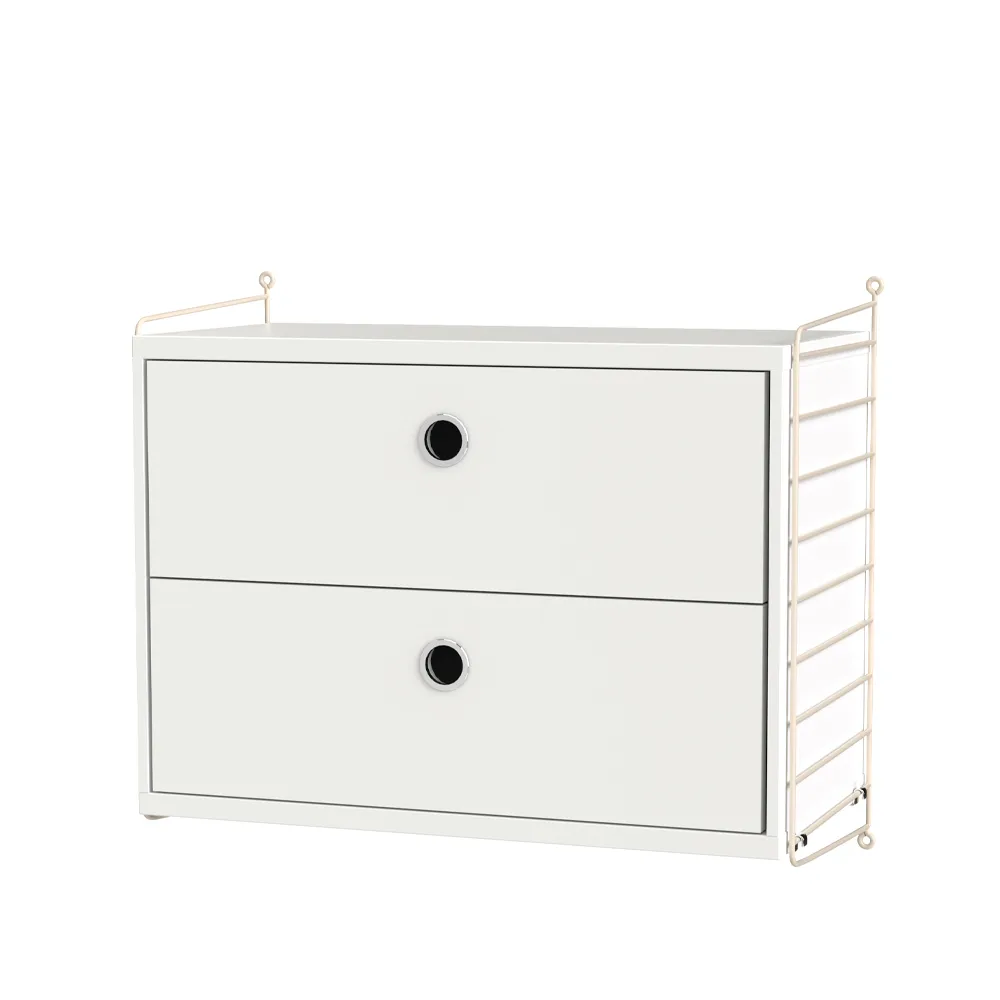String bedroom white & beige - Combination A,  String