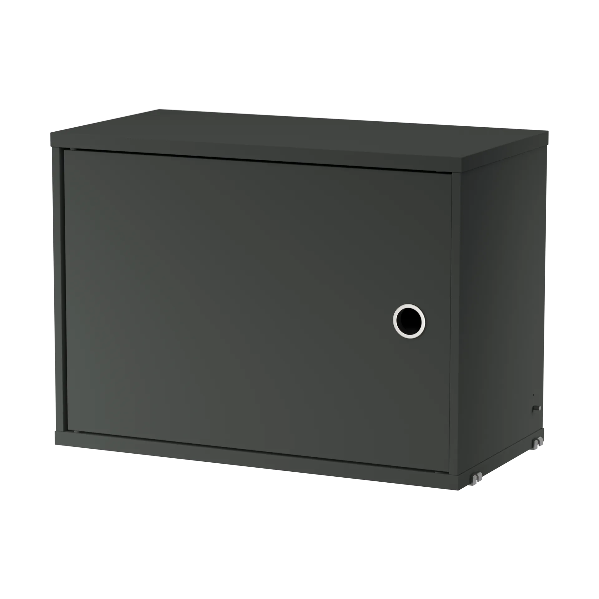 String cabinet with door, Dark grey String