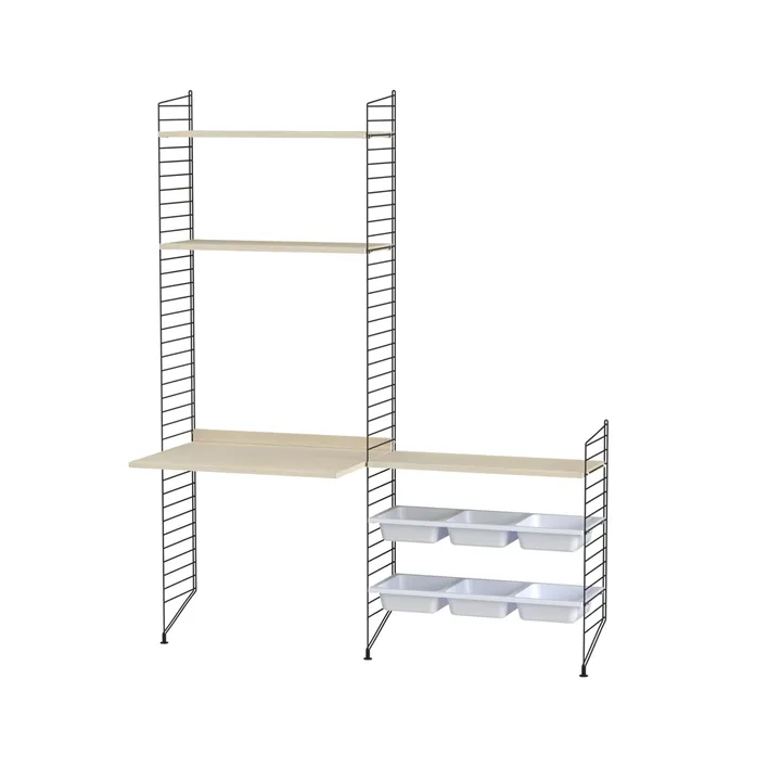 String children's room ash & black - Combination E - String
